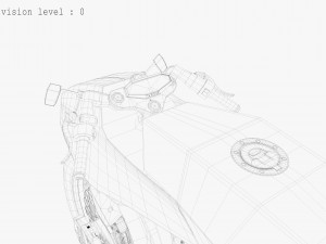 Futuristic motorcycle Modello 3D