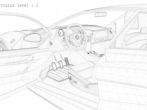 Concept car - design concept 3D मॉडल