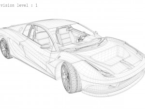 Concept car - design concept 3D मॉडल