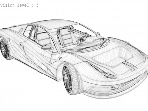 Concept car - design concept 3D मॉडल