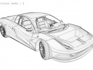 Concept car - design concept 3D Model