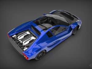Concept car - design concept 3D मॉडल