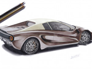 Concept car - design concept 3D मॉडल