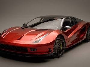 Concept car - design concept 3D मॉडल