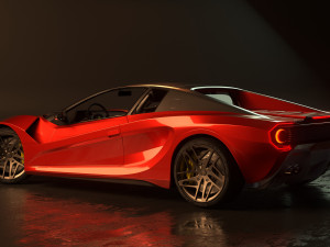 Concept car - design concept 3D मॉडल