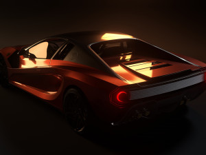 Concept car - design concept 3D मॉडल