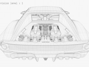 Concept car - design concept 3D मॉडल