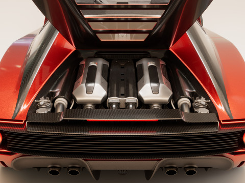 Concept car - design concept 3D मॉडल