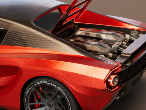 Concept car - design concept 3D मॉडल