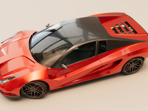 Concept car - design concept 3D मॉडल