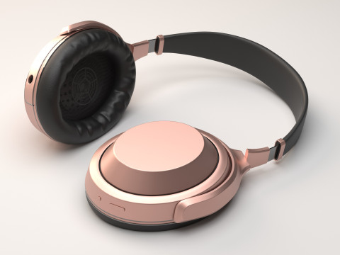 3d headphones design 3D Модель