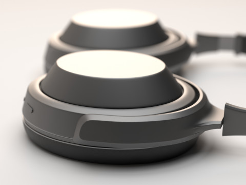 3d headphones design 3D Модель