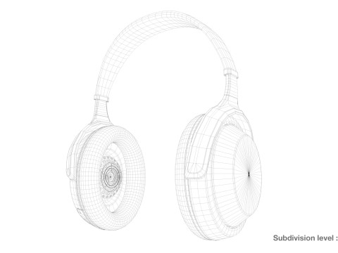 3d headphones design 3D Модель