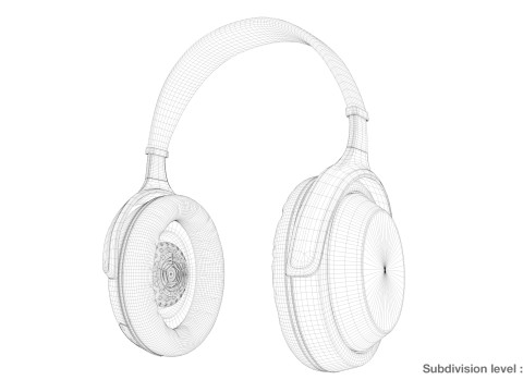 3d headphones design 3D Модель