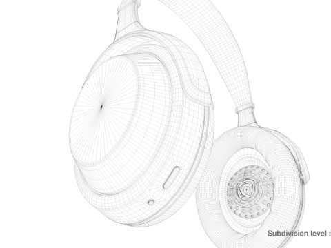 3d headphones design 3D Модель