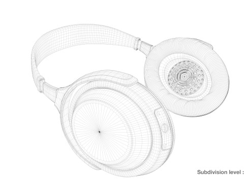 3d headphones design 3D Модель