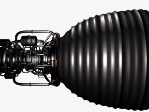 rocket engine Modèle 3D