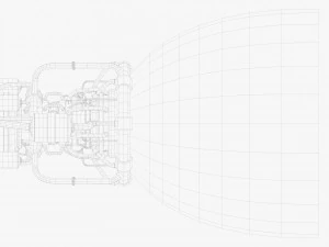 motore a razzo Modello 3D
