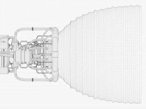 rocket engine Modèle 3D