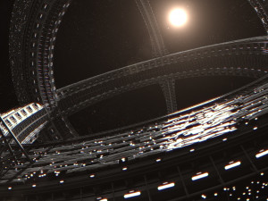 Space station Modèle 3D