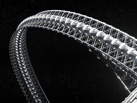 Space station Modèle 3D