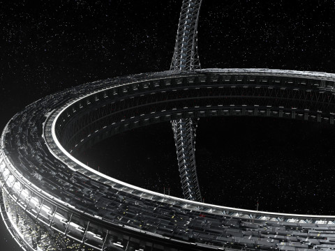 Space station Modèle 3D