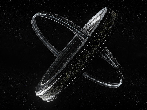 Space station Modèle 3D