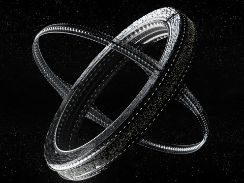 Space station Modèle 3D