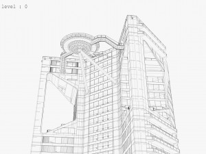 3d hotel - rooftop - inside 3D Model