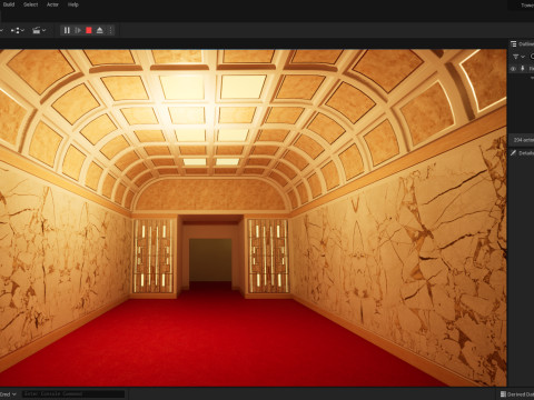 3d hotel - rooftop - inside 3D Model