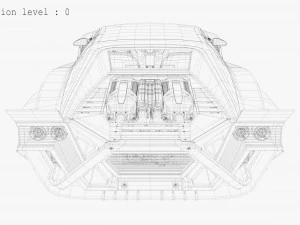 Cyberpunk car concept 3D Model