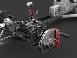 Concept car and chassis 3Dモデル