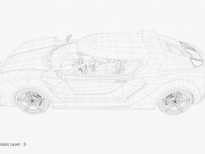 Concept car and chassis 3Dモデル
