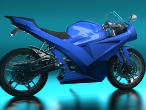 Motorcycle concept 3D Model