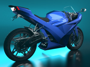 Motorcycle concept 3D Model