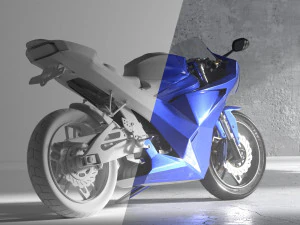 Концепція мотоцикла 3D Модель