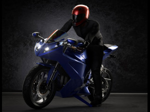 Motorcycle concept 3D Model