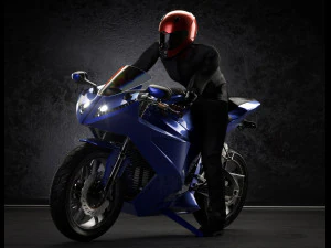 Концепція мотоцикла 3D Модель