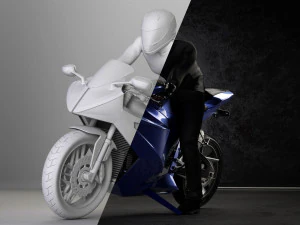 Концепція мотоцикла 3D Модель