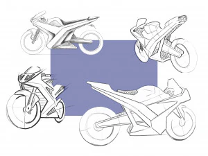 Концепція мотоцикла 3D Модель