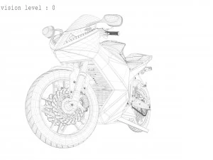 Концепція мотоцикла 3D Модель