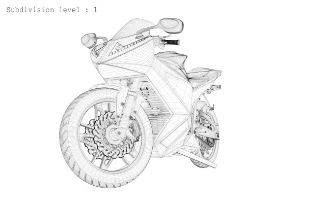 KTM RC 200 2014 Blueprint Template - 3DModels.org