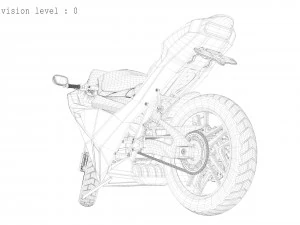 Концепція мотоцикла 3D Модель