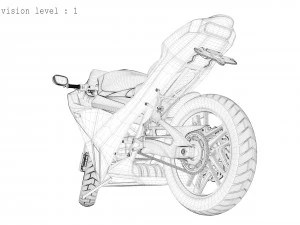 Концепція мотоцикла 3D Модель