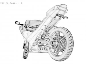 Концепція мотоцикла 3D Модель