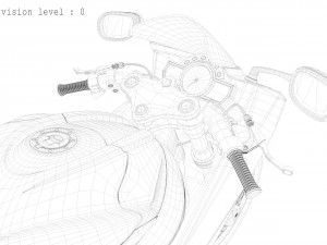 Motorcycle concept 3D Model