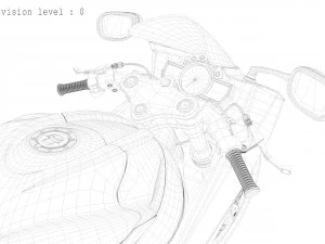 Концепція мотоцикла 3D Модель