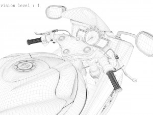 Motorcycle concept 3D Model