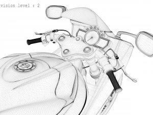 Концепція мотоцикла 3D Модель