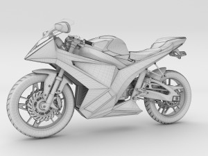Motorcycle concept 3D Model